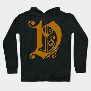 Golden Letter V Hoodie